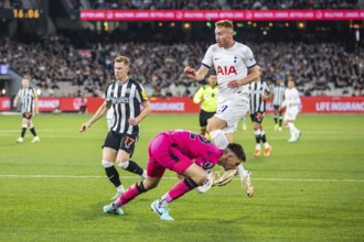 MELBOURNE, AUSTRALIA, MAY 22: Nick Pope of Newcastle United whilst playing Tottenham Hotspur during