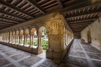 Cloister of Santo Domingo de Silos, Burgos province, Spain, Europe