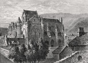 Trinity College Kirk, a royal collegiate church demolished in 1848, Edinburgh, Scotland, 18th