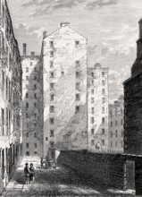 Parliament Close, Royal Mile, Edinburgh, 18th century