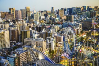 Sunset from the Bunkyo Civic Center (Tokyo area). Shooting Location: Tokyo metropolitan area