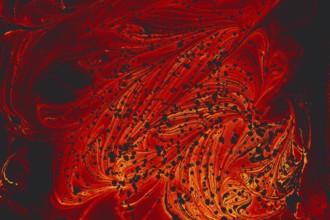 Abstract creative marble pattern texture. Traditional art of Ebru marbling