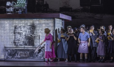 BERLIN, Germany - November 2024: Sweeney Todd (The Demon Barber of Fleet Street) - A musical