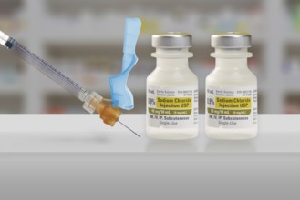 Bacteriostatic Sodium Chloride for injection USP is a sterile, multiple-dose vial from which