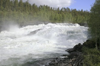 Malselvfoss in Troms, Northern Norway