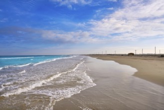 Delta del Ebro Ebre beach of La Marquesa in Tarragona Costa Dorada