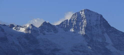 Peak of Mount Breithorn, Switzerland, Europe