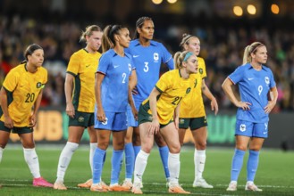 MELBOURNE, AUSTRALIA, JULY 14 : Australia Vs France World Cup 2023 Send Off Friendly Match on 14th