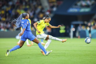 BRISBANE, AUSTRALIA, JULY 29: Brazil plays France at the FIFA Women's World Cup Australia New