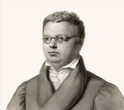 Friedrich Arnold Brockhaus, 1772 – 1823, German encyclopedia publisher and editor, digitally