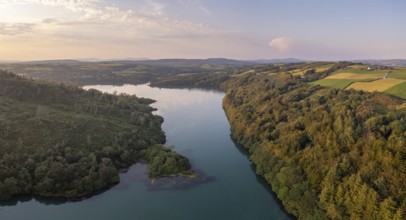 A view of Castlehaven Bay and The Narrows in West Cork at sunset