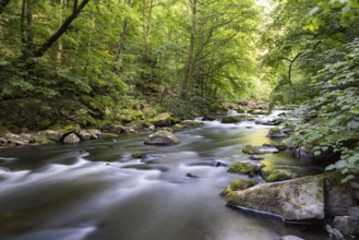 The Bode Valley in the Harz hiking paradise of Thale