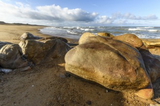Coastline of the Atlantic coast near Les Sables d'Olonne. France