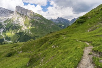 Fantastic hike in the Lechquellen Mountains in Vorarlberg Austria near Lech, Warth, Bludenz