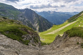 Fantastic hike in the Lechquellen Mountains in Vorarlberg Austria near Lech, Warth, Bludenz