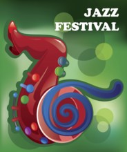 Creative conceptual music festival Vektor