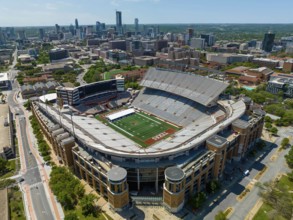 Darrell K Royal Memorial Stadium in Austin, Texas, on the campus of the University of Texas