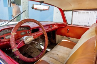Cuba, Caribbean, South America. Classic cars on the roads of Austria, Central America