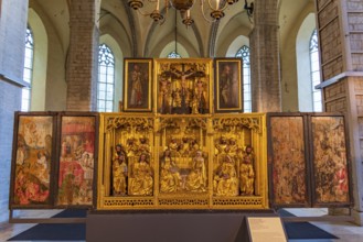 Interior of St. Nicholas Church and Niguliste Museum in Tallinn, Estonia, Europe