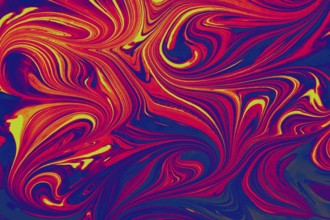 Ebru marble effect pattern design for print
