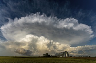 Summer Storms in the Canadian Prairies Dramatic Scenes