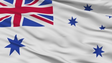 Naval Ensign Of Australia Flag, Closeup View