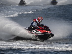 Olbia, Italy - September 16 - 20192 Aquabike world Championship gran prix of Italy