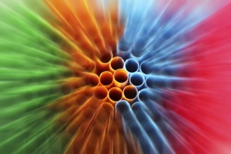 Drinking Straws as an abstract background