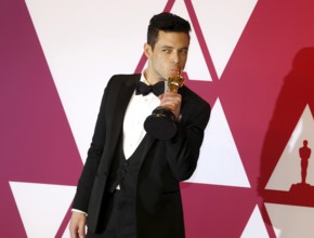 Rami Malek at the 91st Annual Academy Awards, Press Room held at the Loews Hotel in Hollywood, USA