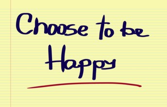 Choose To Be Happy Concept