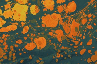 Abstract creative marble pattern texture. Traditional art of Ebru marbling