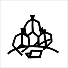Illustration line drawing of conference, india, asia