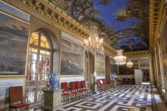 Karl XI Gallery, Drottningholm Palace, Ekerö Municipality, Stockholms län Province, Sweden, Europe