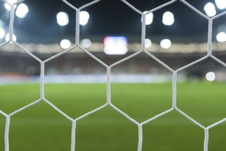 Football stadium - view by the net