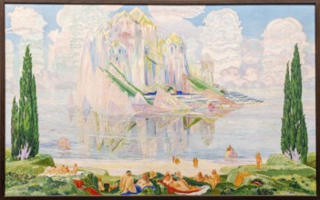 Wenzel Hablik, Sea Magic, 1917, Berlin, Federal Republic of Germany