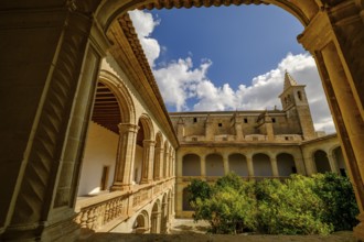 Cloister with half-point arcades, Church of San Vicente Ferrer, erected at the end of the 16th