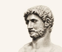 Hadrian or Publius Aelius Hadrianus Augustus, 76 - 138, Roman emperor, digitally edited