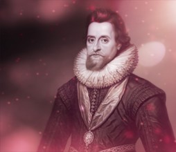 James VI and I, James Charles Stuart, 1566 – 1625, King of England, Scotland and Ireland, digitally