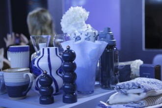 Blue table setting at Ambiente Frankfurt