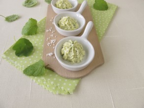 Herb butter decoration