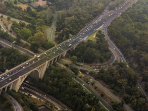 Motorway seen from above