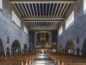 Sankt Vith, East- Belgium, Belgium, 08 08 2020 interior design of the catholic church, Europe