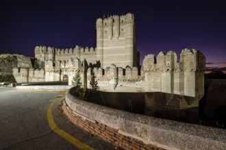 Coca castle, XV century, Gothic-Mudejar, Coca, Segovia province, Spain, Europe