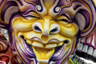 ACIREALE ITALY - FEBRUARY 26 2017: Detail of Parade float During The Carnival of Acireale on the