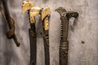 Turkish yatagan, 19th century, Álava Armory Museum, Vitoria, Basque Country, Spain, Europe