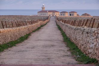 Punta Nati cape lighthouse, Ciutadella, Menorca, Balearic Islands, Spain, Europe