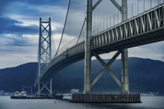 Akashi Strait Bridge. Shooting Location: Akashi City, Hyogo Prefecture
