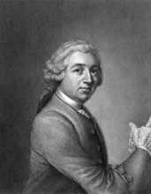 David Garrick (1717-1779) on engraving from 1859. English actor, playwright, theatre manager and