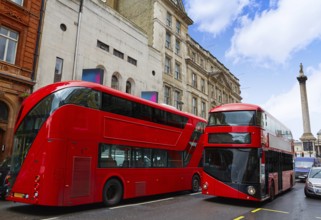 London Red Bus traditional old in england