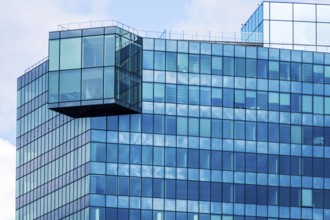 The window front of a modern building for offices Austria